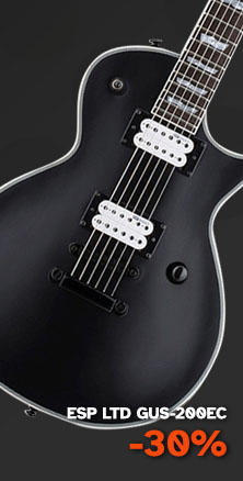 ESP LTD GUS-200EC Gus G signature Black Satin